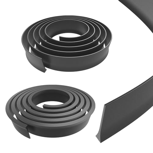 2Pcs Replacement for Andersen Storm Door Botton Sweep Fin Weatherstrip, Compatible with Andersen Pull-Down Storm Door Bottom Seal - color: Black