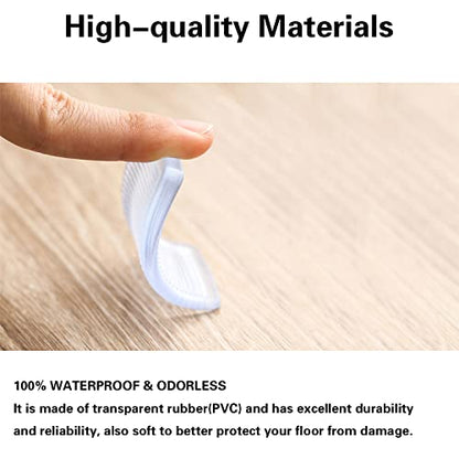 8 Pcs Plastic Clear Table Shims, Level Wedge for Home Furniture, Have Extreme Weight Capacity, Weather Resistant, Levelers for Wobbly Uneven Floors Fixing Toilet Leveling (Transparent) - color: Clear - 8 Pcs