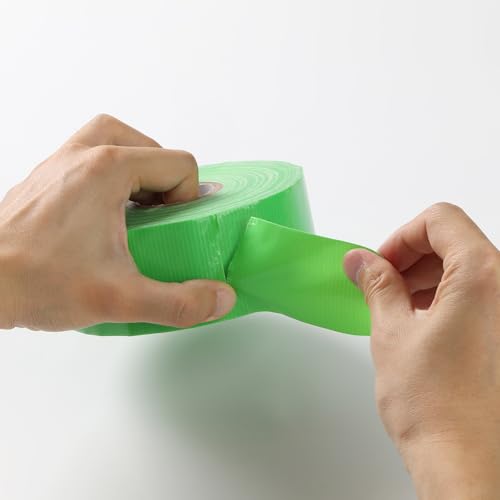 1.97" x 164‘ Seam Tape - Duct Tape Edge Tape Heavy Duty Multi-Purpose, Hand-Tearable, No Residue, Green, 1 Roll - color: Green, size: 1.97" x 164' 1Roll