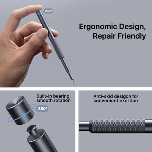 Stocking Stuffers for Men Adults Him, AXTH 37in1 Small Precision Screwdriver Set, Christmas Gifts, Professional Magnetic Mini Repair Tool Kit for Computer, Watch, Laptop, Tiny Electronic - style: 37in1