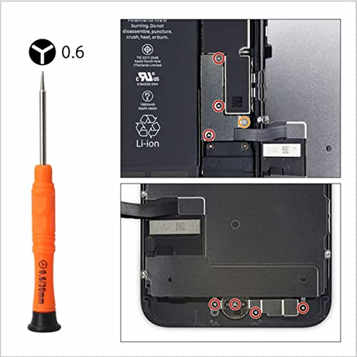 Upgraded 18 PCS Phone Screen Repair Kit, Suction Cup Pliers Opening Repair Kit, Repair Precision Screwdriver Set Compatible with iPhone, iPad, Cellphone and Other Smooth Surface LCD Screen Opener