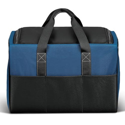 WINHUNT Large Tool Bag, 1680 Denier with 5 Exterior Pockets Electrician Tool Bag, Ideal for DIY Enthusiasts and Craftsmen Tool Bags for Men Heavy Duty, Blue