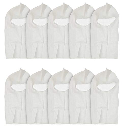 TCP Global Premium Painters Spray Socks, One Size Fits All (Pack of 12) - Snug Soft Stretch Cotton Hood Mask