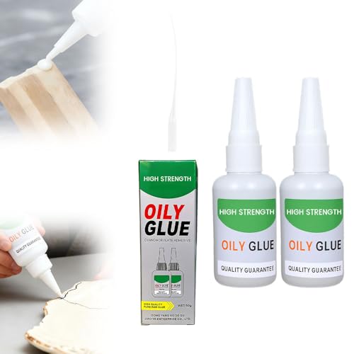Welding High Strength Oily Glue, Oily Welding Super Glue for Metal, High-Temperature Resistant Strong Oily Glue for Plastic Repair, Multi-Surface Universal Oily Super Glue for Household Repair (2PCS) - color: 2PCS
