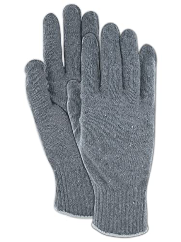 MAGID Greyt Shadow Lightweight 10-Gauge Knit Work Gloves, 12 Pairs, G14180KW - size: 8/M, style: 12 Pairs