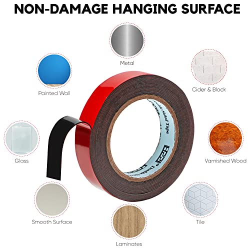 HPP Double Sided Tape, Heavy Duty Tape, Strong and Permanent for Outdoor and Indoor (1 in x 16 ft) - size: 1in X 16ft