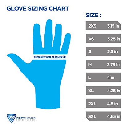West Chester PosiGrip 713SUCB Polyurethane Palm Coated Nylon Gloves - [Pack of 12] X-Large, Black, Knit Wrist - size: X-Large