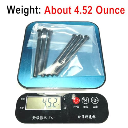 6pcs 3.5 inch Interior Door Hinge Pins for Doors 3.5 Inches Oil Rubbed Bronze Pins Screws Replacement Closing,Black - size: 3.5 inch