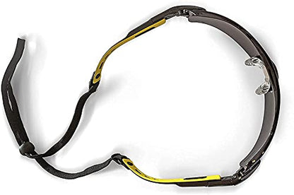 Anti-Fog Safety Glasses (Clear Lens) SPG801CL-AF, ANSI Z87.1, Scratch Resistant, Wrap Around Lens, Adjustable Temple & Hinges, UV Protection, Case & Strap Included