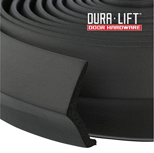 DURA-LIFT Garage Door Foam Bottom Weather Seal for 8' Wide Doors - size: 9-feet
