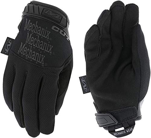Mechanix Wear Women's Pursuit D5 Gloves - Tactical Cut Resistant Gloves for Police, Military & Shooting Sports - Machine Washable & Touchscreen Compatible - Medium, All Black - size: Women's Medium