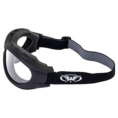 Global Vision Eyewear Big Ben Motorcycle Goggles Fit Over Most Glasses - color: Clear