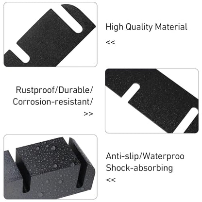 20 Pcs Door Hinge Shims Shims Stainless Steel Metal Shims Coated Adjustable Spacer Parts to Fix Air Leaks, Sticking or Misaligned Doors Repair Replacement Kit