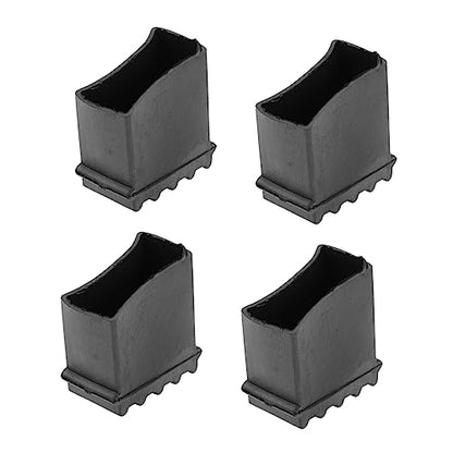 HOMSFOU 4pcs Ladder Mats Non-Slip Stair Treads Ladder Feet Covers Slip Wear-Resistant Easy to Install