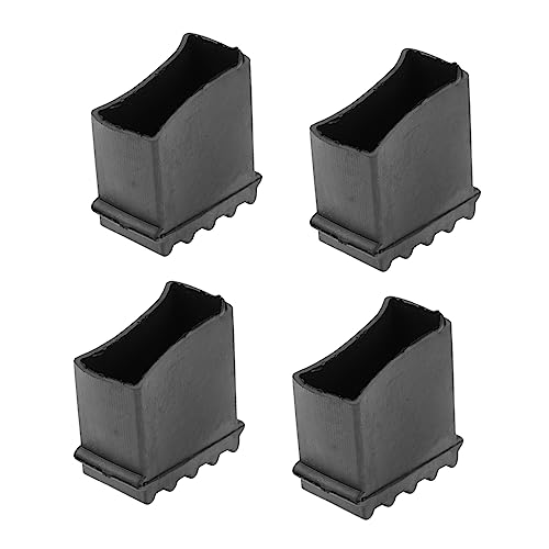 HOMSFOU 4pcs Ladder Mats Non-Slip Stair Treads Ladder Feet Covers Slip Wear-Resistant Easy to Install