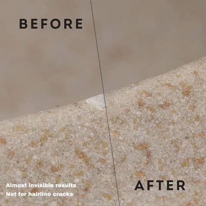 Granite, Marble & Stone Repair Kit - Fix Chips & Defects in Minutes | Restore Tiles & Countertops with Ease | for Quartz Corian Marble or Stone | Flawless Results Every Time | Repair Up to 20 Chips - style: Granite