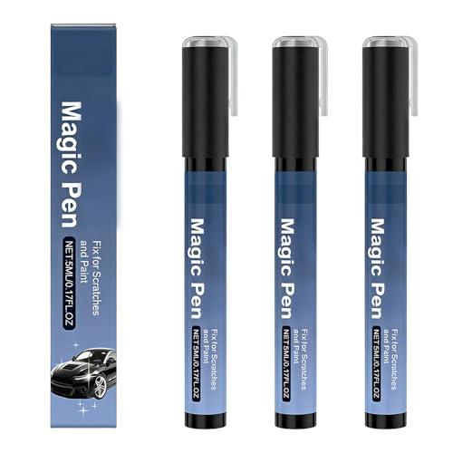 Magic Car Scratch Remover Pen, 2026 New Car Paint Repair Pen, Portable Auto Touch Up Pen, Weatherproof Touch up Auto Cars Scratch Remover Repair Paint Pen for Vehicles (3PCS) - color: 3PCS