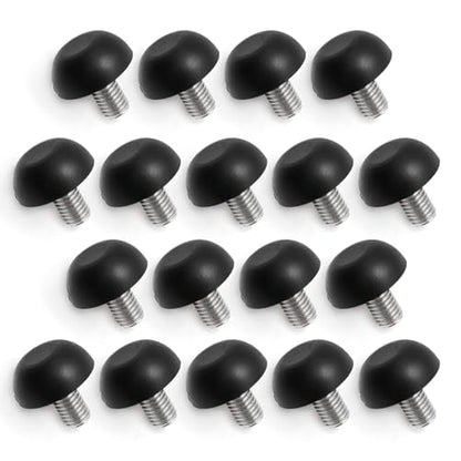 8mm x 1.25 M8 Adjustable Furniture Leg Leveler, Thread Screw in Furniture Leveling Feet Glides, Outdoor Stainless Steel Leveling Feet Glides for Table Chairs Cabinet and Stool (18)