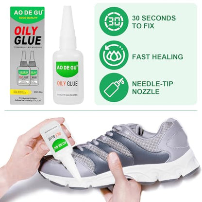 2Pack Welding High Strength Oily Glue, Multifunctional Fast Repair Instant Bonding Welding Glue,Oily Welding Super Glue,for Shoes, Metal, Plastic, Wood, Leather