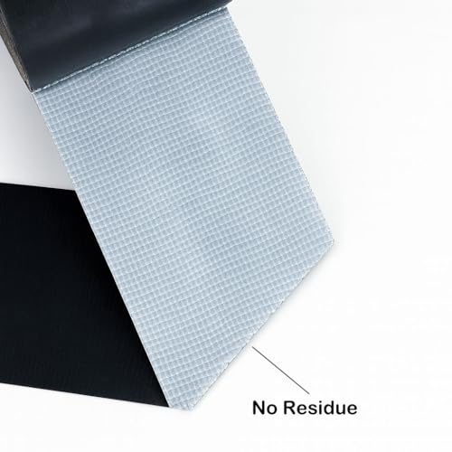 Black Duct Tape - Heavy Duty Waterproof Tape 1.88 Inch Wide - Strong Adhesive, Extra Thickness, Tear by Hand - Great for Indoor & Outdoor Use, Moving Boxes, Repairs - 45 Ft - color: Black
