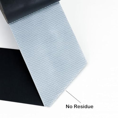 Black Duct Tape - Heavy Duty Waterproof Tape 1.88 Inch Wide - Strong Adhesive, Extra Thickness, Tear by Hand - Great for Indoor & Outdoor Use, Moving Boxes, Repairs - 45 Ft - color: Black