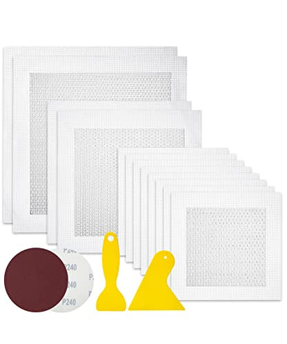 Bates Choice - Drywall Repair Kit, 16pcs, Dry Wall Patch Kits, Wall Repair Patch Kit, Wall Patch Repair Kit, Drywall Hole Patch, Drywall Patch Kit, Wall Hole Repair Kit, Drywall Patch Hole - size: 16 Pcs, 4", 6", 8"