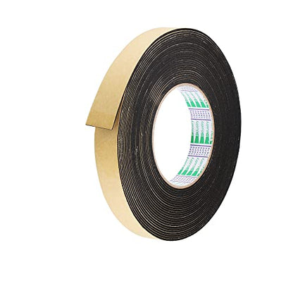 uxcell Sealing Foam Tape 20mm Wide 1.5mm Thick 10m/32.8ft Long, EVA Self Adhesive Weather Strip for Window Door Insulation - size: 20mmx1.5mmx10m