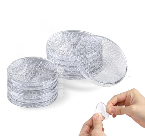 Non Slip Furniture Pads, 12 PCS Clear No Skid Furniture Grippers, Self Adhesive Anti Slip Furniture Pads, Anti Slide Hardwood Floors Protectors for Keep Couch Stoppers (1.57Inch Round) - size: 1.57 Inch Round