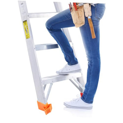 TEHAUX 4pcs Non Slips Ladder Feet Mats Rubber Ladder Foot Cushions Stair Grip Non Slip