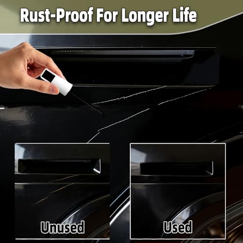 Glossy Black Appliance Repair Paint, Two in One Design Appliance Touch up Paint Pen Effective Rust Prevention, Suitable for Refrigerators,Washing Machines, Dishwashers and Other Appliances - color: Shiny Black