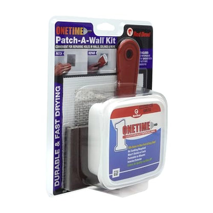 Red Devil 0549 ONETIME Lightweight Spackling Patch-A-Wall Kit, 1/2 Pint, Made in USA - size: Pack of 6, style: Kit