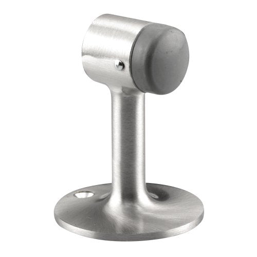Prime-Line J 4547 3-1/4 In., Floor Stop, Cast Brass, Chrome (Single Pack) - color: Chrome, size: 3-1/4 In. (1 Pack)