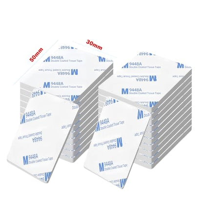 Double Sided Adhesive Pads,Heavy Duty Mounting Tape,Super-Sticky White Strong Pads,Rectangle Shape 36 Pcs 2 Sided Sticky Waterproof Tape,Removable Double-Sided Foam for Hanging Walls - color: Pack of 36 Rectangles