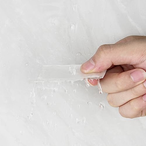 LUEXBOX Double-Sided Mounting Tape Heavy Duty, Nano Tape for Shower, Mounting Squares Clear Sticky Pad for Walls, Adhesive Tape Multipurpose (20 Pack)