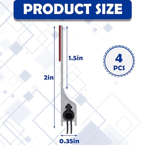 Gisafai 4 Pcs 36'' Metal Door Draft Stopper, Aluminum Door Sweep Mouse Stopper Mice Seal Strip, Noise Blocker Sweep for Keep Rodents Pests Out, Enhanced Weather Sealing, Easy to Install (Black) - color: Black