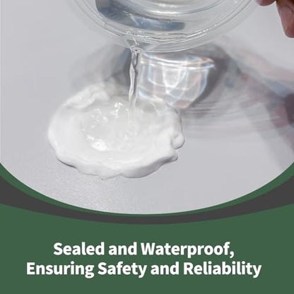 Waterproof Sealant Mastic,Pack of 8 White Seal Putty Waterproof Duct Seal Repair Sealing Clay, Quick Mending Mud for Drain Connection, Wall Hole, Air Conditioning Hole Seal Putty - color: milky white