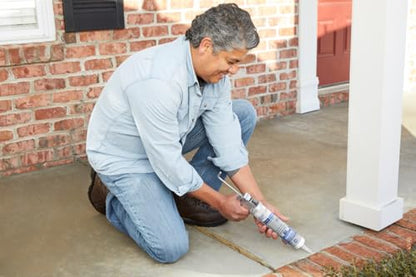 GE Silicone Caulk, 100% Waterproof, Clear | Pack of 2 | 10 oz Cartridge | Stronger Adhesion | Freeze & Sun Proof