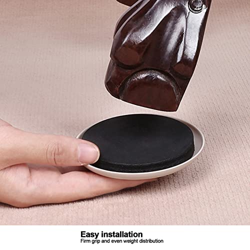 8PCS Furniture Sliders for Wood Floors, Foam & Hard Plastic Reusable Effortless Moving Surface Protection for Heavy Furniture Wardrobes Sofas Chair Legs Floors Protectors (3.5 inches) - size: 3.5 inches