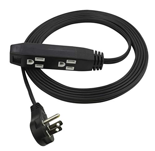 Prime Wire & Cable EC932610 Snug Plug Extension Cord,Black,10 ft