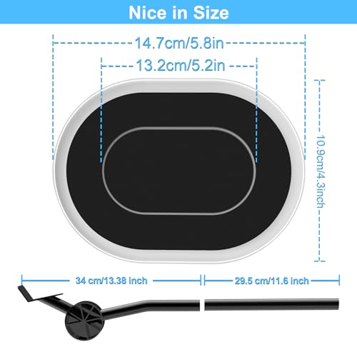 Upgrade Furniture Sliders, Furniture Sliders for Carpets, Oval Moving Pads with 8 PCS 5.8 * 4.3" Carpet Sliders+1 Lifter, Furniture Moving Sliders for Easy Move Bed Tables Cabinet, Protect Carpets - size: 5.8*4.3in Oval 8+1Pack