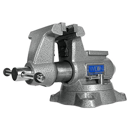 Wilton Mechanics Pro Bench Vise, 4-1/2" Jaw Width, 4" Jaw Opening, 3-1/2" Throat (Model 845M) - size: 4-1/2 in.