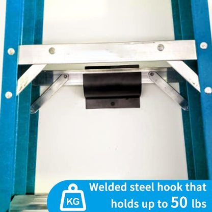 Ladder Hooks for Garage Wall,Ladder Hanger for Garage Wall,Wall Mount Wheelbarrow Hanger, Patio Furniture, Chair & Ladder - Ladder Holder Wall Mount (2 Pack) - size: 2 Pack