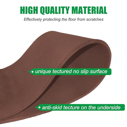 2Pcs Non Skid Rubber Furniture Pads for Recliners,Furniture Grippers, Gripper Pads,Anti Slide Furniture Pads Hardwood Floor Protector,Fits Recliners,Swivel Chairs,Brown Solid Pad (27.5’’ Coffee) - size: R-coffee-2pcs-27.5"