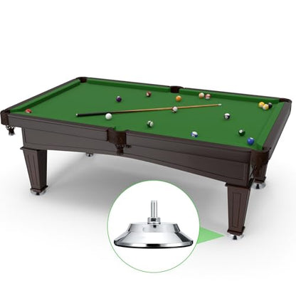 4 PCS Heavy Duty Billiard Table Leg Levelers, Adjustable Height 5 Inch Metal Leveling Feet, Furniture Leveling Risers with PE Base for Pool Table, Soccer Table, Air Hockey Table