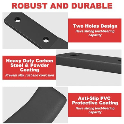 Heavy Duty Garage Hooks, 4 Inch Ladder Hooks for Garage Wall Ladder Hangers Wall Mount Wall Hooks for Hanging Ladders,Ropes, Hoses, Garden Tools(4 Pack) - size: 4 Pack (4 Inch)