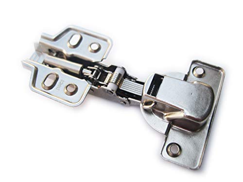Dia 1.6" (Equally 40mm) European Style Heavy Duty Hydraulic Soft-Close Hinge for Heavy Thick Cabinet Kitchen Cupboard Door (Full Overlay) - style: Full Overlay
