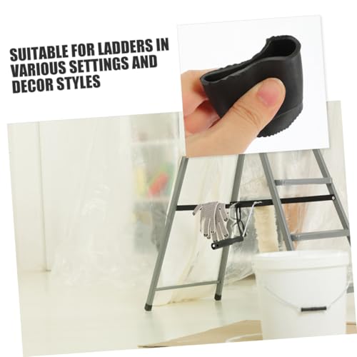 2pcs Non Slip Ladder Mats Stair Treads for Indoor Ladders Slip Pad Rubber Bumpers for Safety