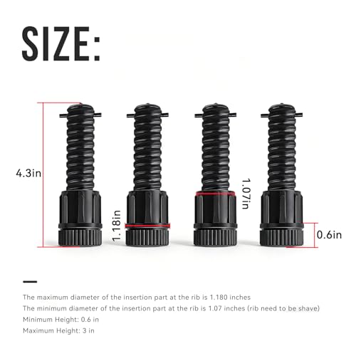 Leg Levelers Fit for Outdoor Camping Stove Explorer Stoves Expedition Stoves,For round stove legs with a diameter of 1.25 IN.Adjusts Legs Up to 3in on Uneven Ground, for 1.18-inch(ID) legs