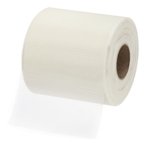 PATIKIL Drywall Repair Mesh Tape, 8 inch x 328 ft Fiberglass Repair Patch Self-Adhesive Dry Wall Joint Tape 10 Mesh Wall Hole Crack and Seam Patch, White - size: 8 Inch X 328 Feet
