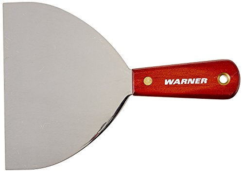 Warner 6" Flex Putty Knife, Carbon Steel Blade, Rosewood Series, 622 - size: 6 Inch, style: Flex